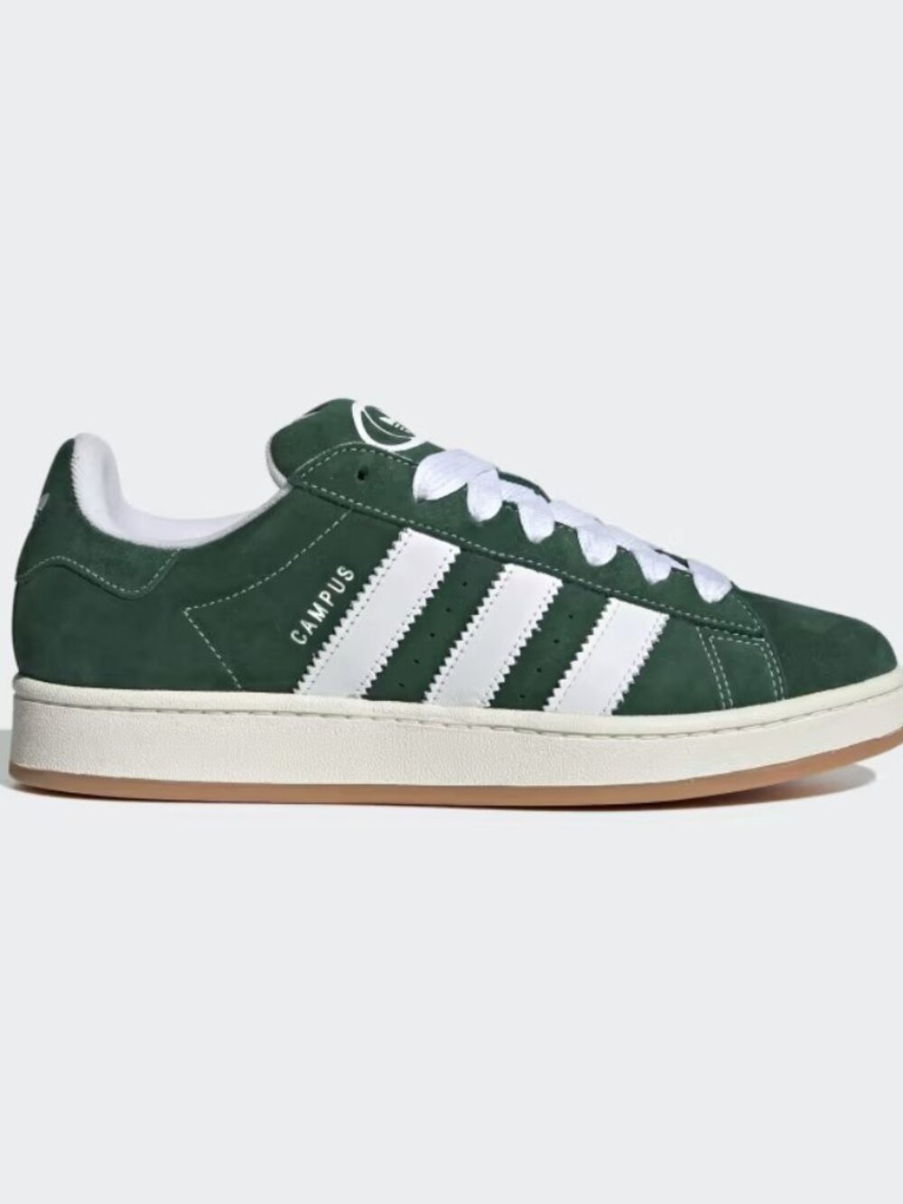 Adidas Campus Dark Green & White Low-Top Sneaker Size 10